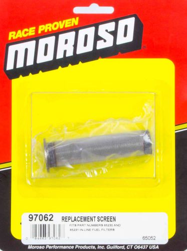 Moroso 40 micron stainless fuel filter element p/n 97062