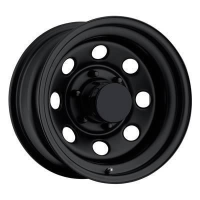 Pro comp xtreme rockcrawler series 98 black steel wheels 16"x8" 5x5" bc set of 4