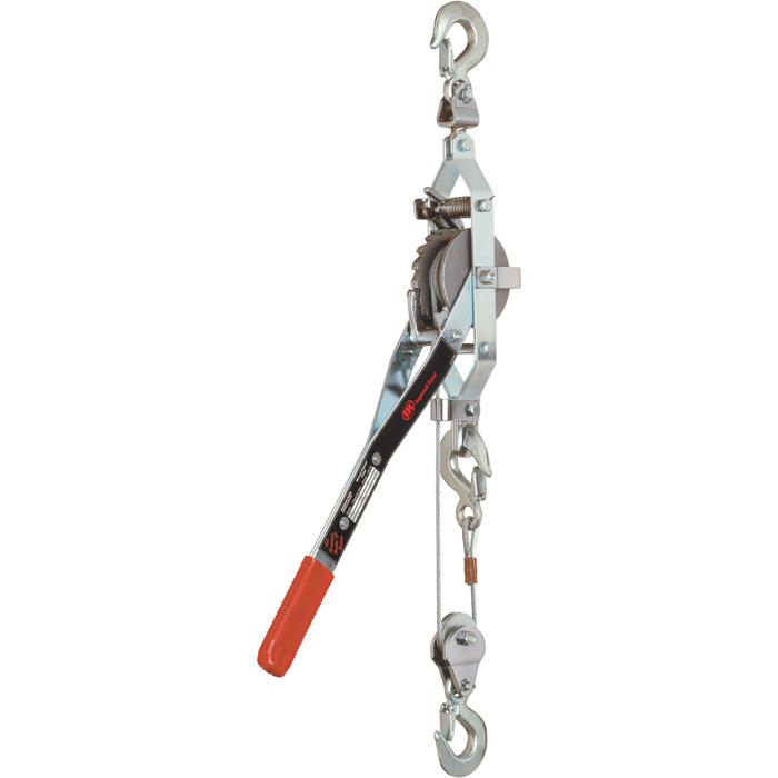 Ir wire rope puller-1000/2k-lb cap 3/16in load chain diameter #p15d3ha