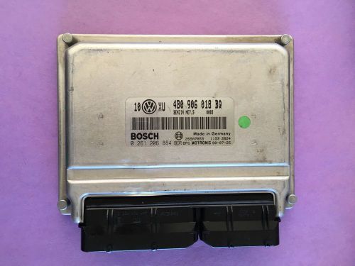 1999-01 volkswagen passat audi  1.8t ecu ecm oem 4b0 906 018 bq / 4b0906018bq