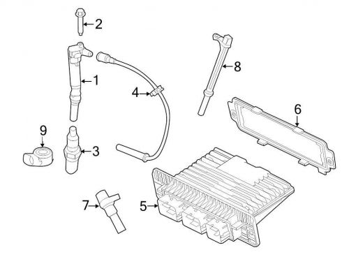 Ford oem engine control module cl3z12a650amb image 5