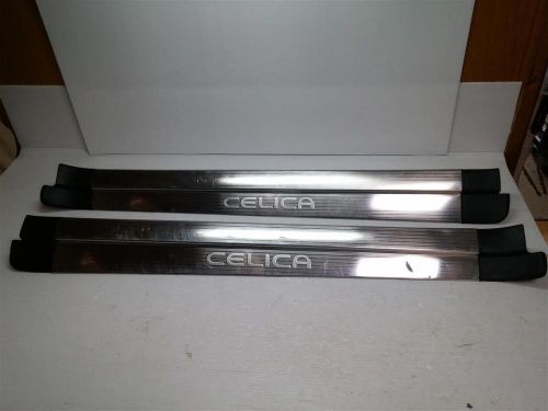 Jdm toyota celica oem option metal door sills kick scuff plates st202 3s-gte