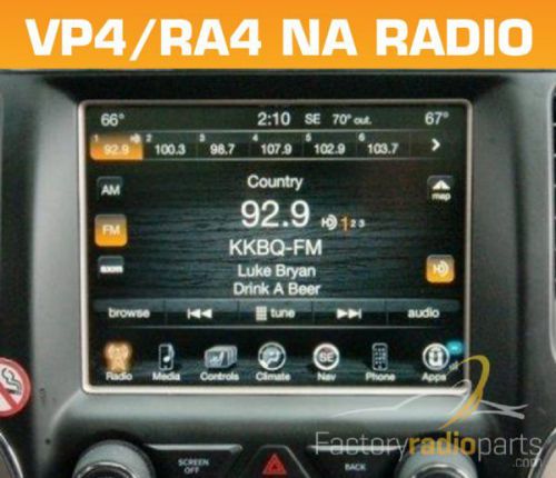 Uconnect 8.4an vp4 ra4 na radio jeep ram 2013 2014 2015