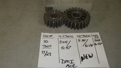 Set #10 dmi ace 10 spline rem polished quick chane gears new free shipping