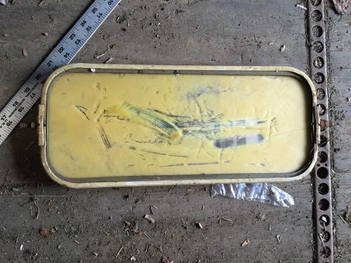 Vintage west coast white truck mirror