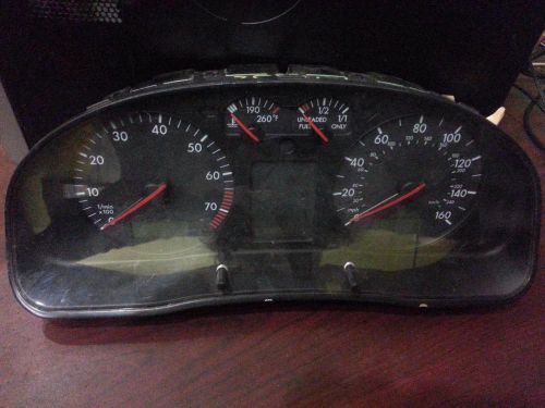 Volkswagen passat speedometer (cluster), mph, gasoline (160 mph), blue backlig