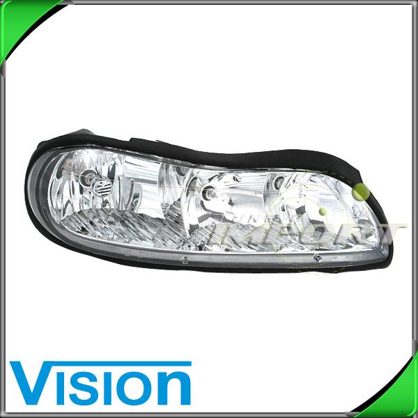 Passenger right side headlight lamp assembly replacement 1997-2003 chevy malibu