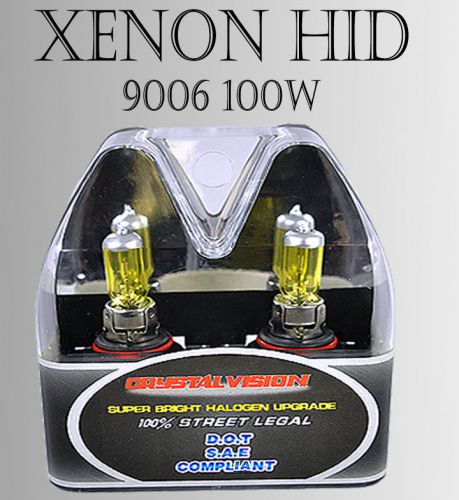 Icbeamer 9006 m-box 100w low/ fog xenon super yellow direct replace li uf4987