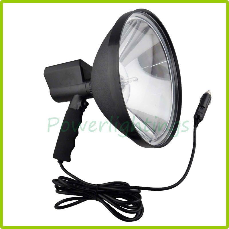 55w 9" inch 240mm hand held hid xenon spotlight handheld driving lamp hunting