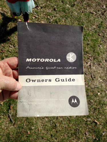 1956 buick glove box owners guide for motorola radio installation,operation