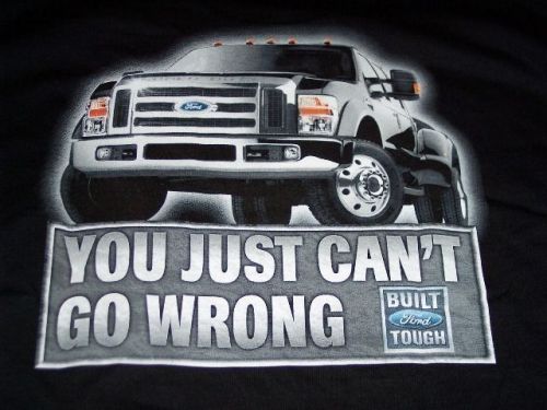 New 08 09 10 11 12 ford super duty powerstroke diesel size xxl black tee shirt!