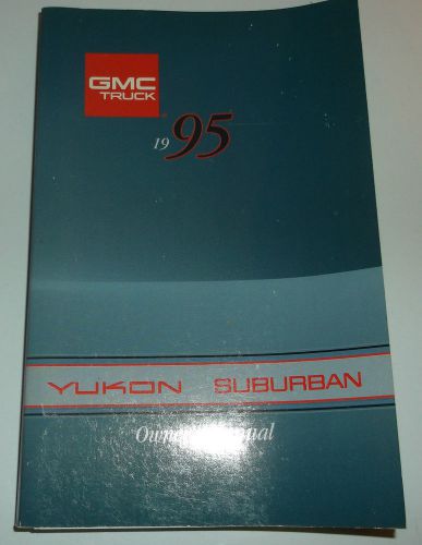 1995 gmc yukon suburban owners manual