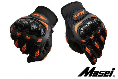 Masei 103 orange motorcycle &amp; motocross gloves free shipping m l xl 14