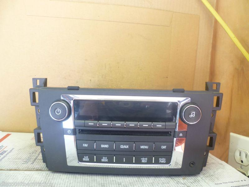 07-09 cadillac dts radio single cd mp3 player 15847690 *