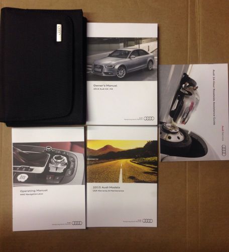 2015 audi a4 | s4 owner&#039;s manual with case