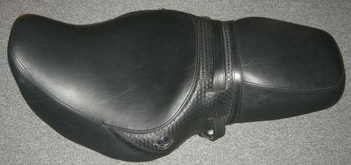 Harley davidson softail 2-up leather seat part #rdw 92/61-0067