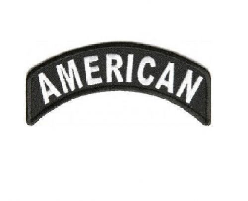 American rocker patch small embroidered motorcycle new biker vest patch