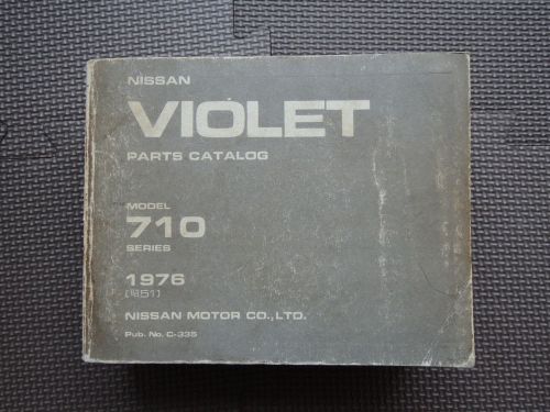 Jdm nissan violet 710 series original genuine parts list catalog