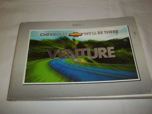 2001 chevrolet venture owner&#039;s manual.- oem  / free s/h,,