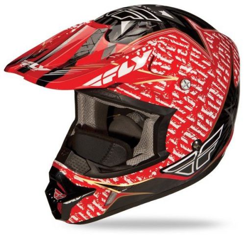 Fly racing aurora kinetic pro snow helmet red