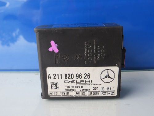 W211 mercedes e500 e320 e55 alarm module siren anti-theft 2118209626 oem