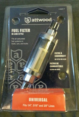 Attwood 11820-7 in-line fuel filter new