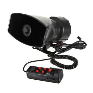 60w car truck electric air horn siren speaker 5 sound tone super loud 300db