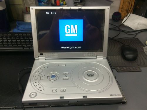 General motors portable 10.2&#034; dvd player new old stock