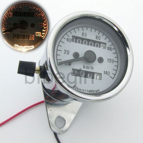 Universal motorcycle led tachometer &amp;  odometer speedometer gauge with bracket