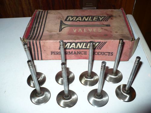 Nos manley street master 10750 sbc small block chevy intake valves - set 8