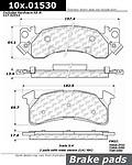 Centric parts 104.01530 front super premium semi metallic pads