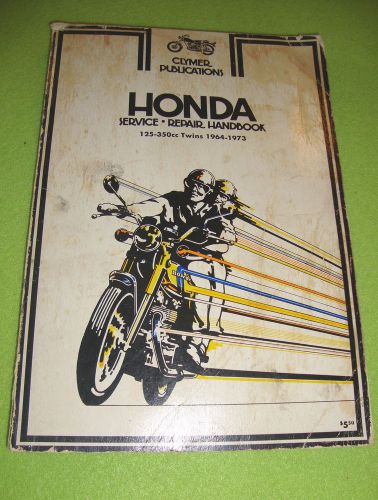 Honda cb350 cl350 sl350 cb175 cl175 sl175 cb160 cl160 ca160 cl125 manual 1964-73