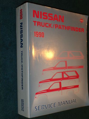 1990 nissan truck / pathfinder shop manual  / original service book