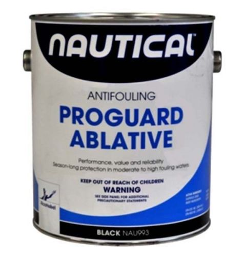 Nautical antifouling proguard ablative fiberglass boat bottom paint black gallon