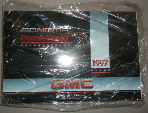 New nos 1997 gmc sonoma owners manual original