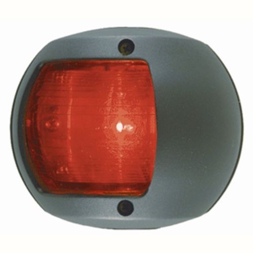 Perko led side light - red - 12v - black plastic housing