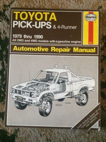 Haynes toyota pick ups and 4runner 1979-1990 automotive repair manual