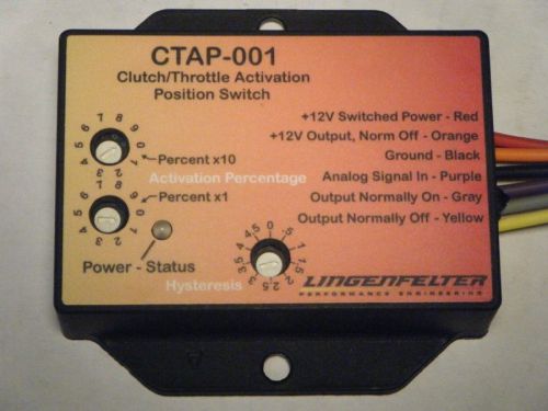 Lingenfelter clutch throttle position sensor tps map activation switch ctap-001