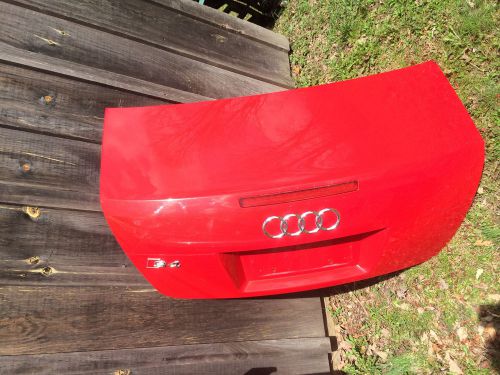 2004 audi s4trunk lid in red!