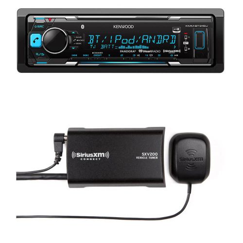 Kenwood car bluetooth usb aux am fm receiver, sirius satellite radio xm tuner