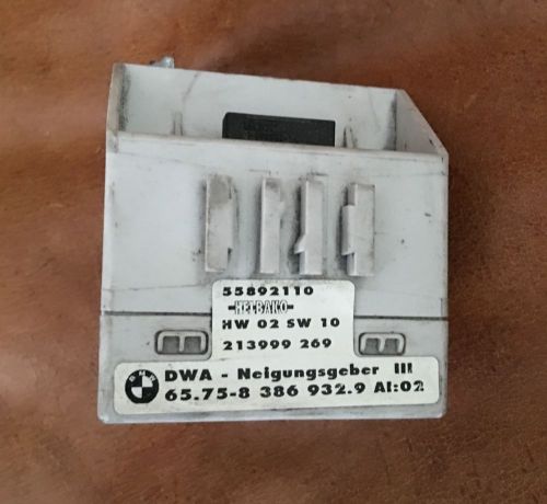 Bmw m3 e46 anti theft inclination indicator alarm module 3 series 6575-83869329