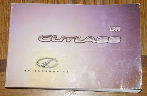 1999 oldsmobile cutlass owners manual book