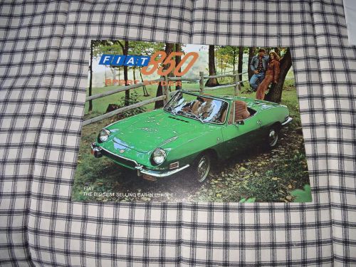 1972 fiat 850 brochure original new old stock