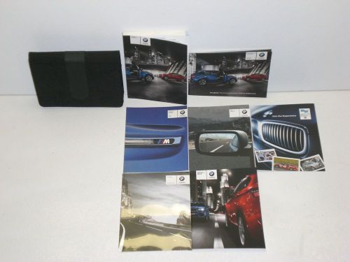 2011 bmw x6m x5m x5 x6 owners manual set with case