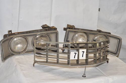 1971 mercury montego grille oem assembly with headlight buckets