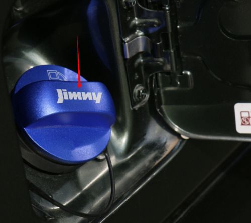 Aluminum alloy inner engine oil cap fit for 07-15 jimny blue