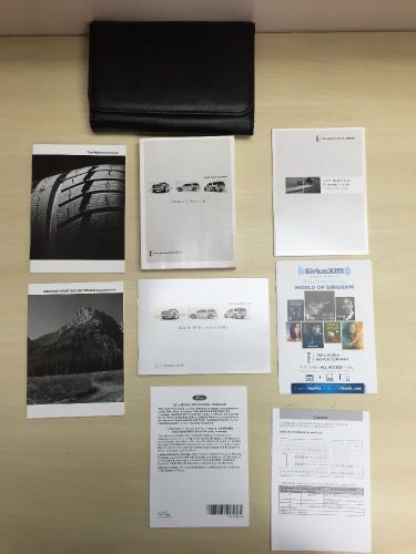 Lincoln navigator 2015 owners manual w/ case oem &amp; supplements -