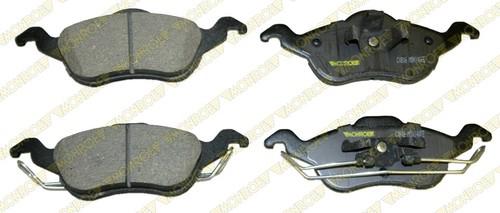 Monroe cx816 brake pad or shoe, front-monroe ceramics brake pad