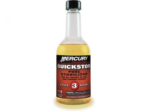 Mercury marine 12oz quickstor fuel stabilizer treatment 92-8m0047932