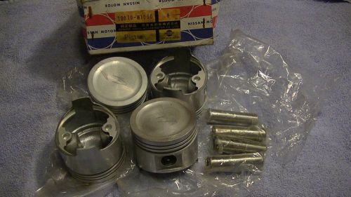 Datsun pistons for a1200 engine 100mm oversize oe part #12010-h1066